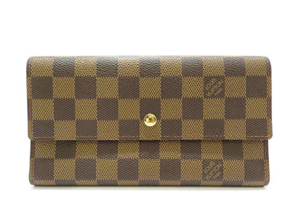 LOUIS VUITTON Portefeuille Tresor International Damier Tri fold Long Wallet MY